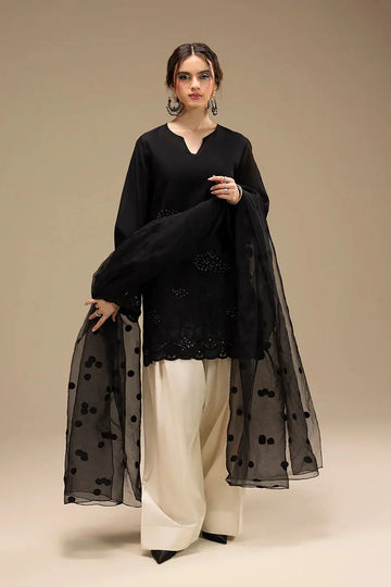 KHADDAR 3PC STITCHED DRESS EMBROIDERED SHAWL D-770